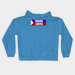 General Santos City in Philippines Flag Kids Hoodie